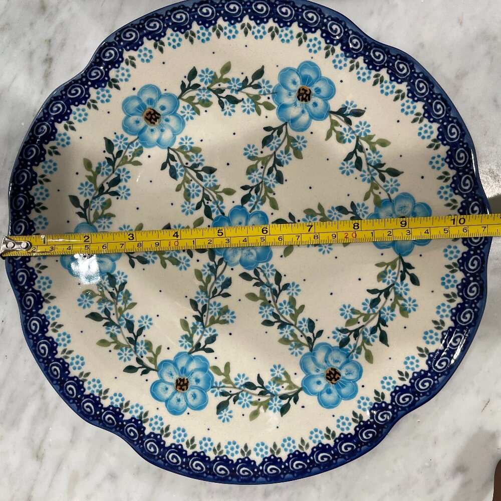 Gorgeous "Daphne" Floral Plate-Made in Poland-NEW - Picture 10 of 15